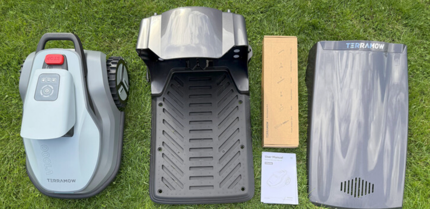 TerraMow V1000 Robotic Lawn Mower – No Boundary Wire